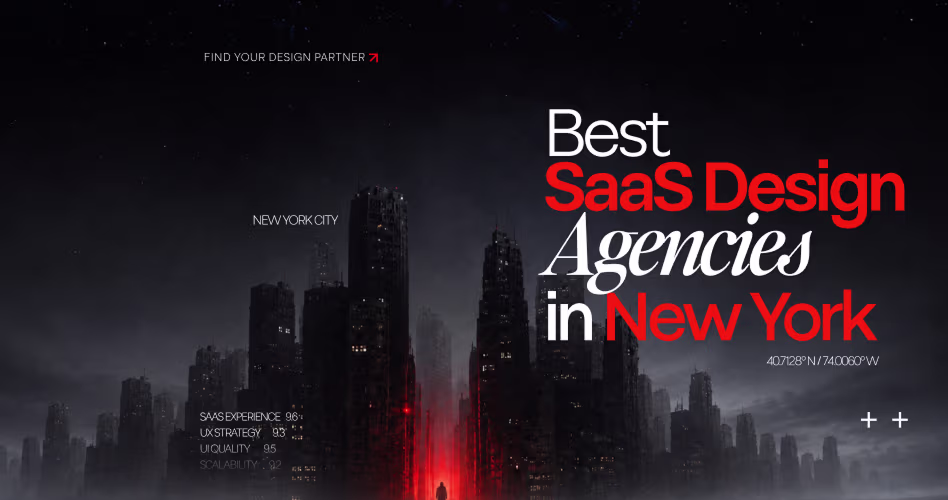 Best SaaS Design Agencies in New York Ranked for 2026 B2B Startups