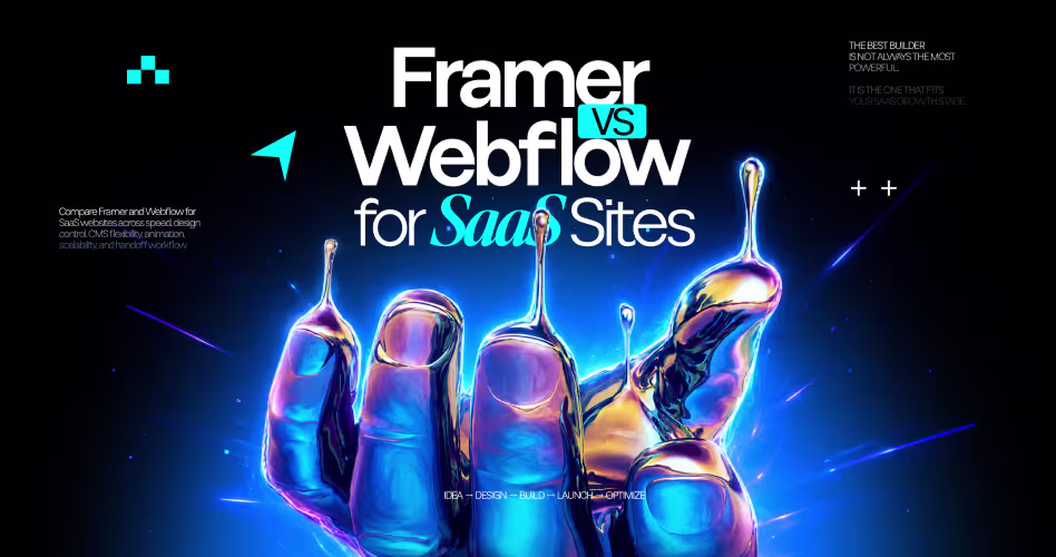 Framer vs Webflow Compared: SEO, CMS, Pricing, Performance & More