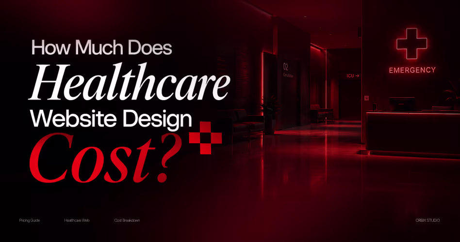 How much does healthcare website design cost 2026 pricing guide