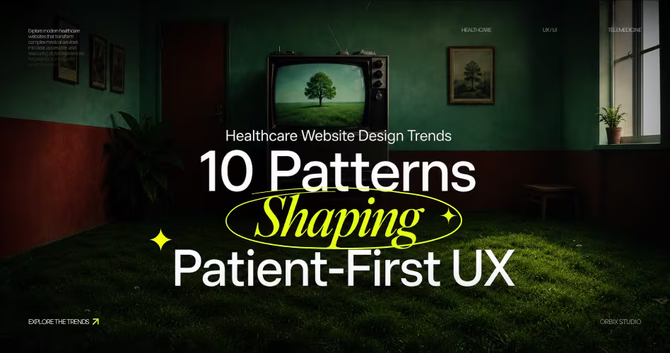 10 healthcare website design patterns shaping patient-first UX