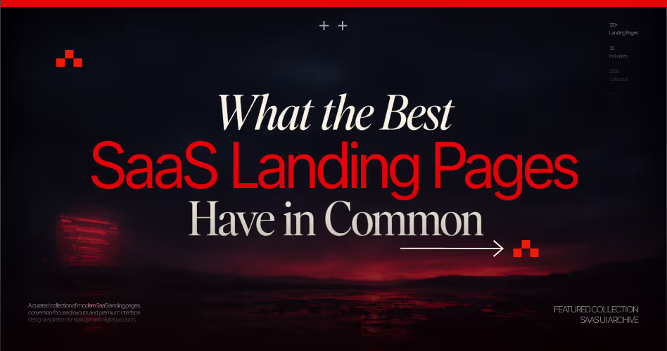 What the best SaaS landing pages have in common