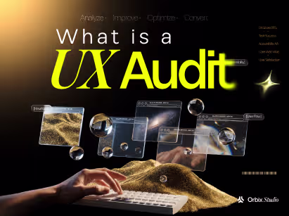 What is a UX audit thumbnail — Orbix Studio's guide to the usability review process, deliverables, and real costs