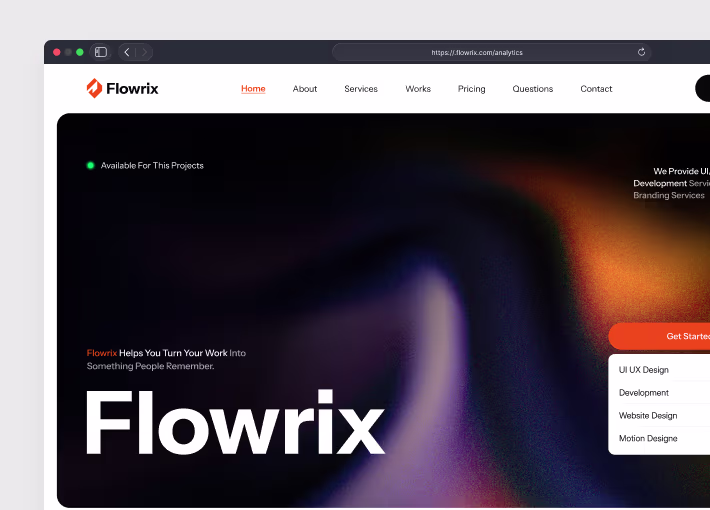 Flowrix website
