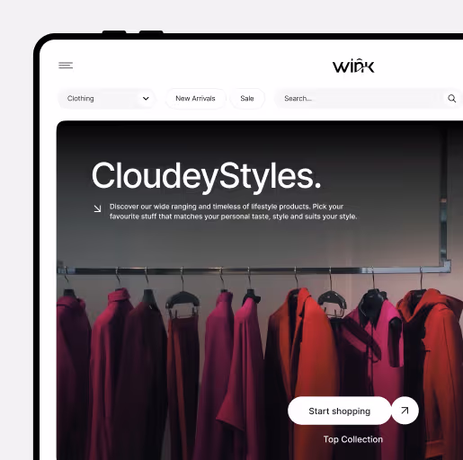 Wink Shopping Website