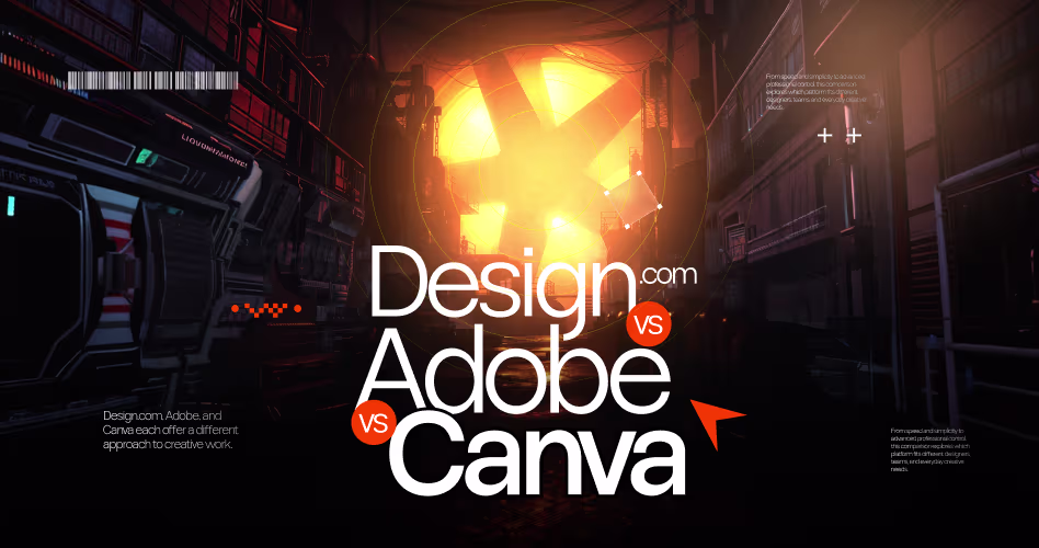 Design.com vs Adobe vs Canva: A Complete Logo Maker Comparison 2026