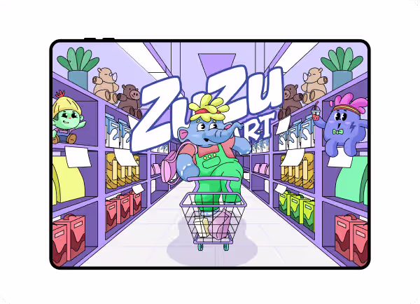 ZuZu Mart Case Study | Playful Character Design System