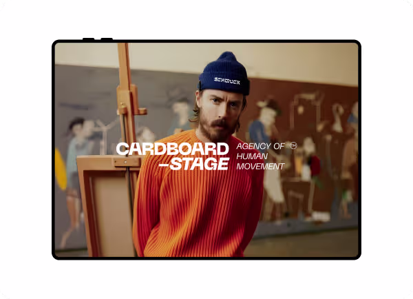 Cardboard Stage Case Study: Designing Structure for Motion