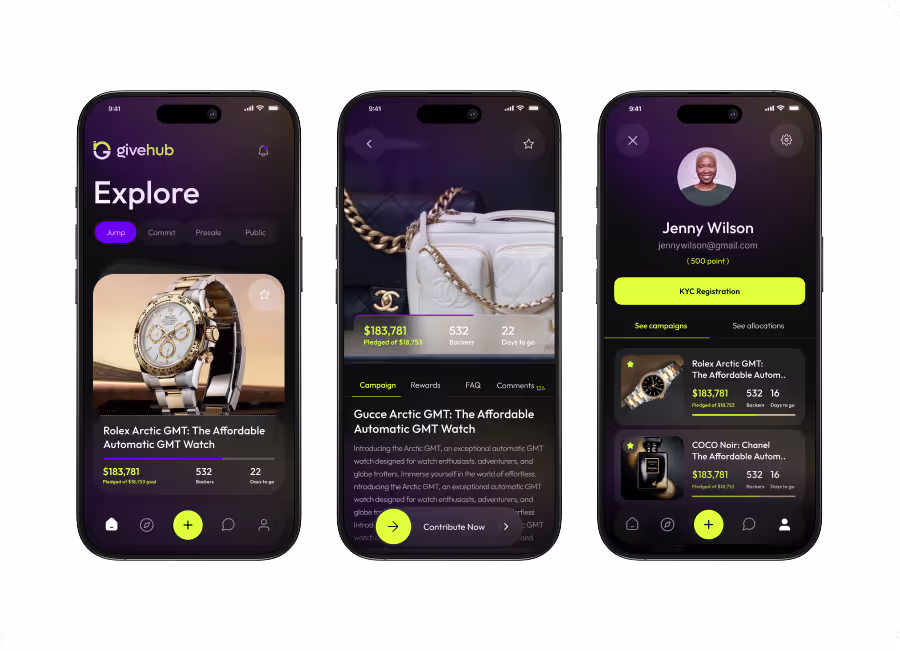 GiveHub Donation App UX Case Study