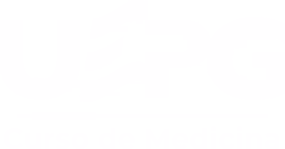 Logo UEPG com a palavra curso de medicina