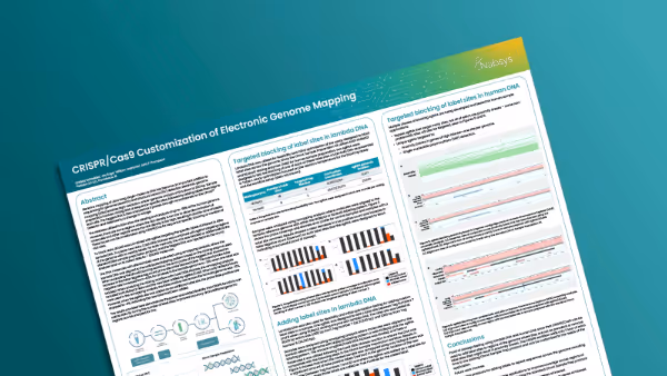 Improving Electronic Genome Mapping with CRISPR/Cas9