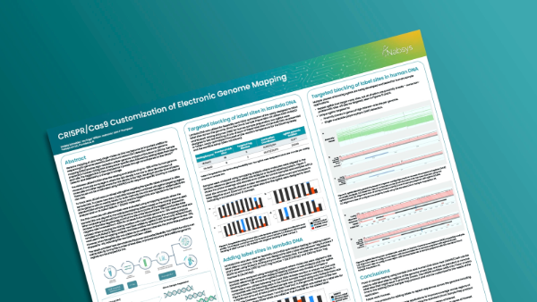 Improving Electronic Genome Mapping with CRISPR/Cas9