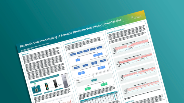 Electronic Genome Mapping of Somatic Structural Variants in Tumor Cell Line