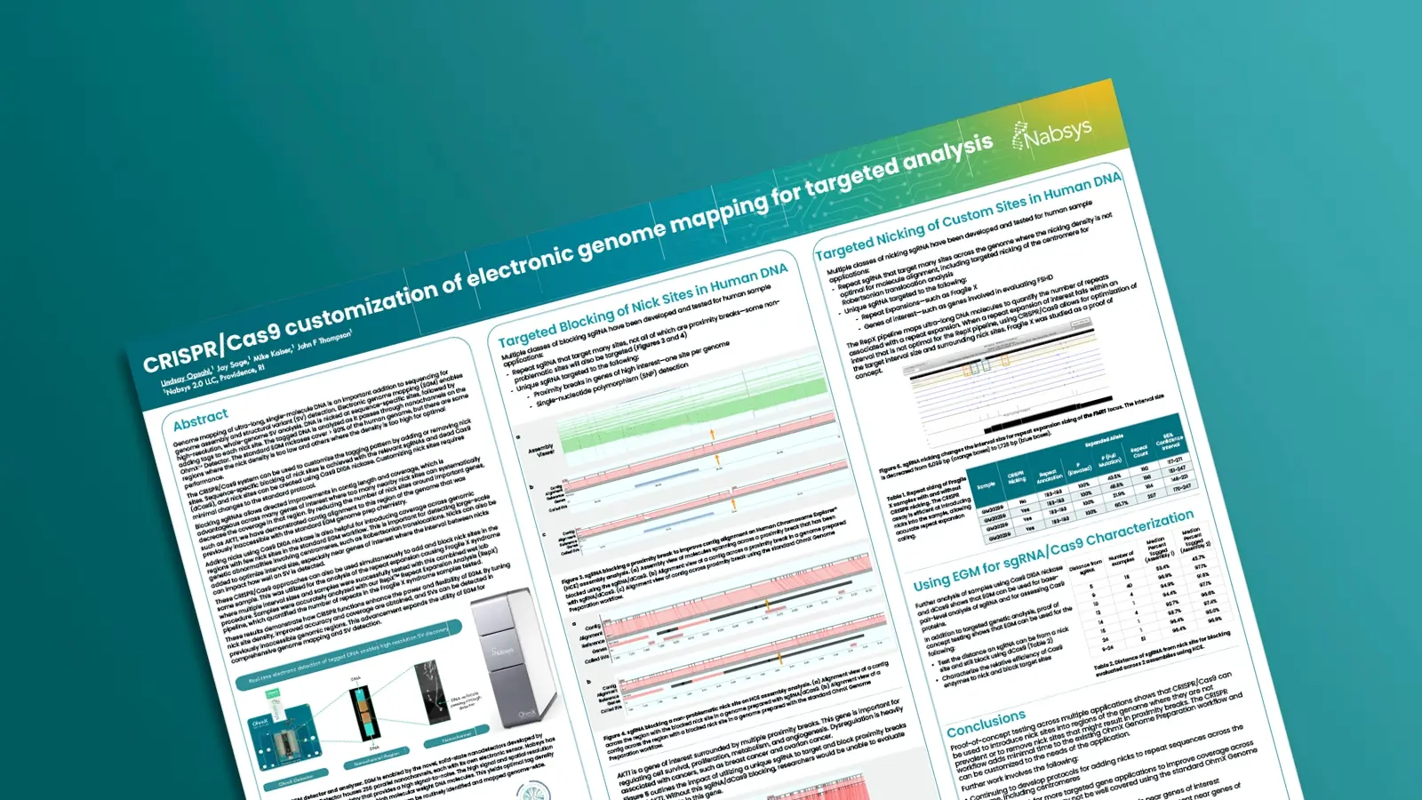 CRISPR/Cas9 Customization of Electronic Genome Mapping for Targeted Analysis