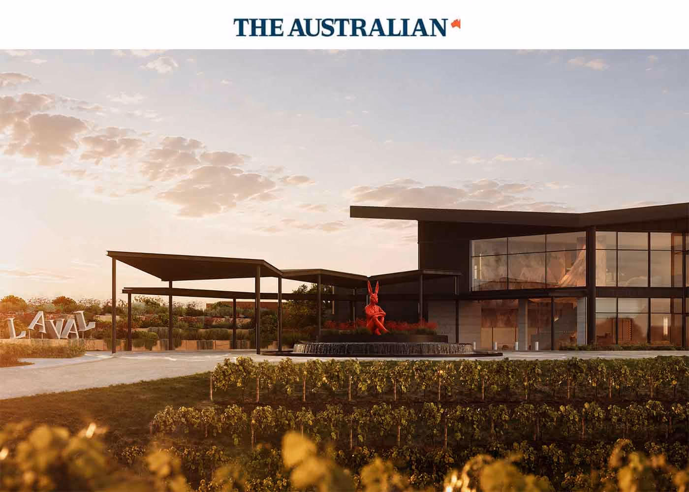 The Australian. The launch of Laval Hunter Valley