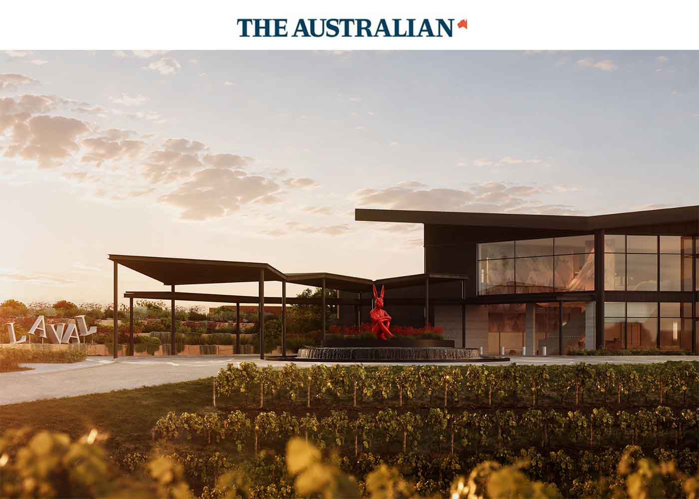 The Australian. The launch of Laval Hunter Valley