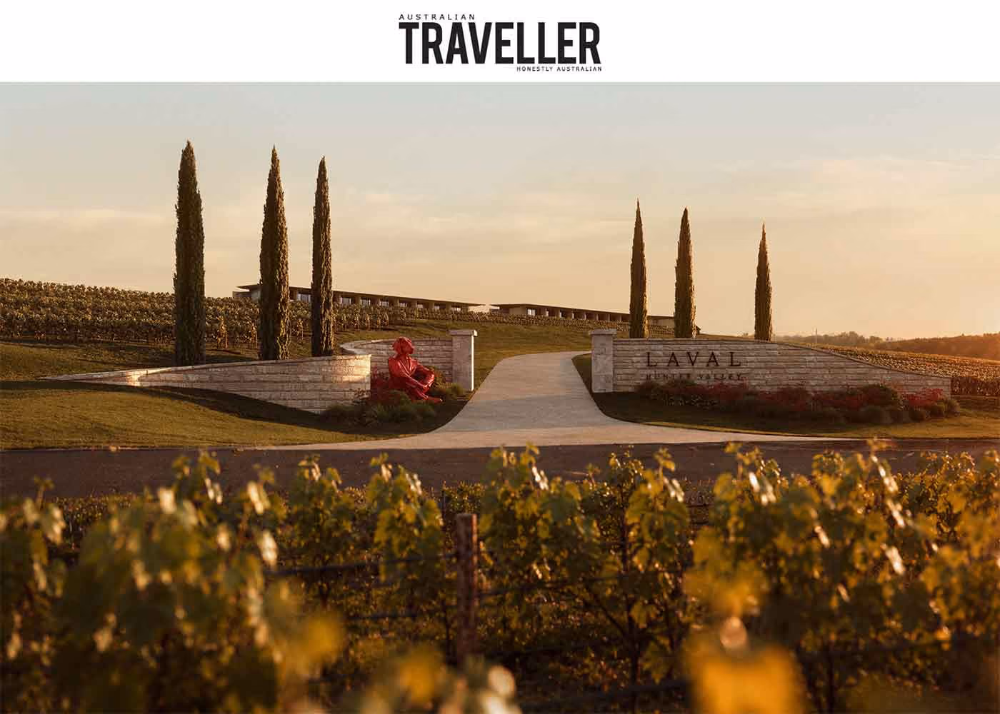 Australian Traveller. The launch of Laval Hunter Valley