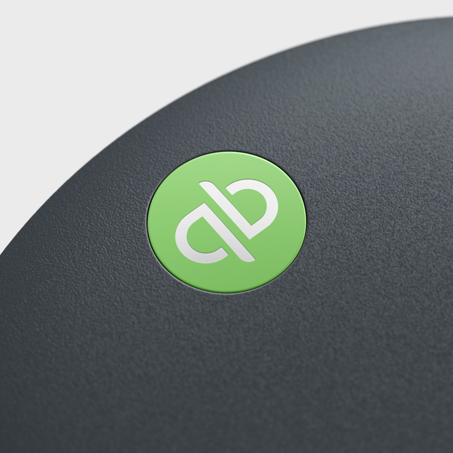 Intuit QuickBooks Card Reader badge detail.