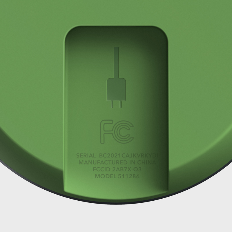 Quickbooks Card Reader Stand bottom detail.