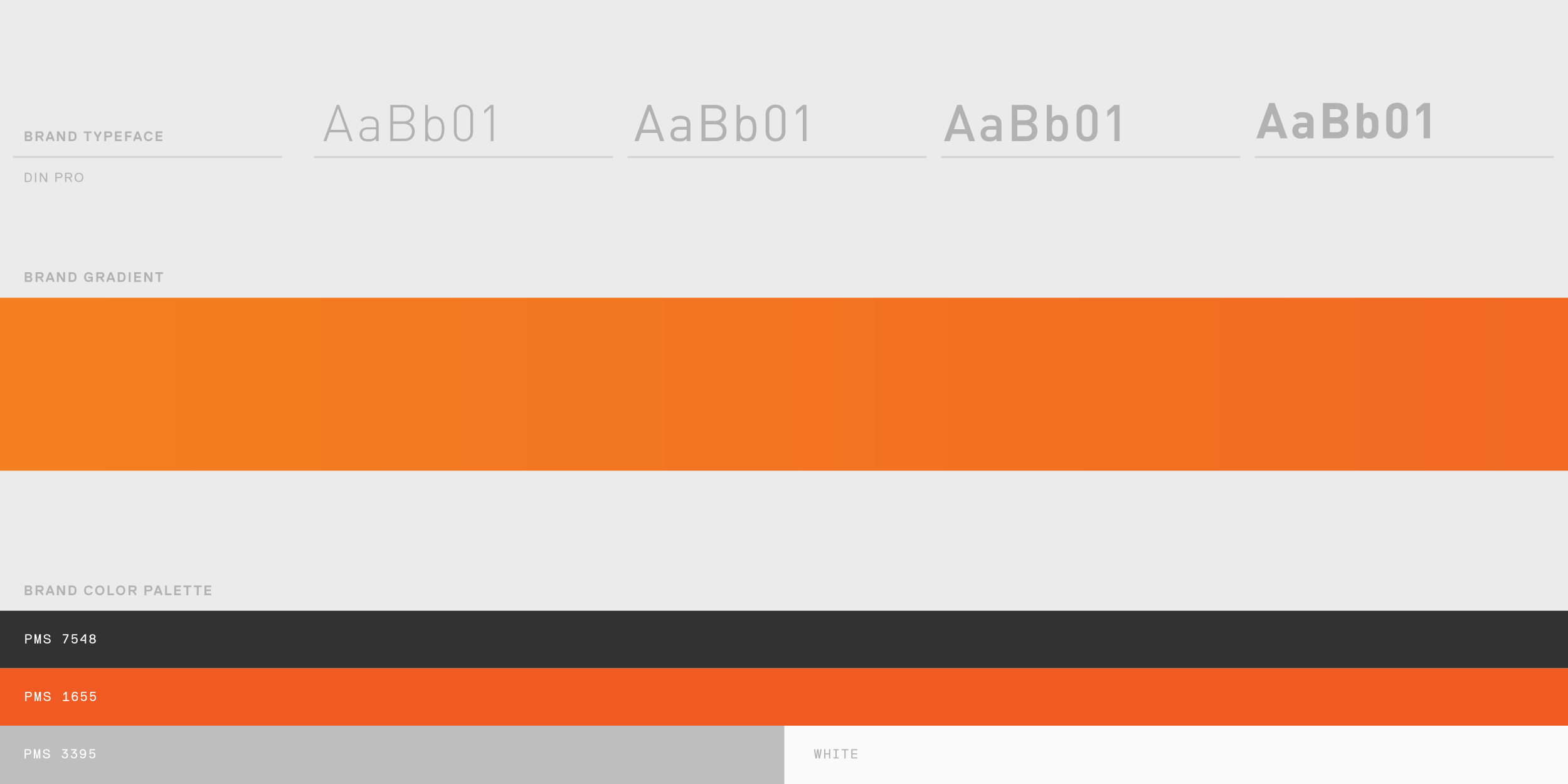 Clip brand color palette