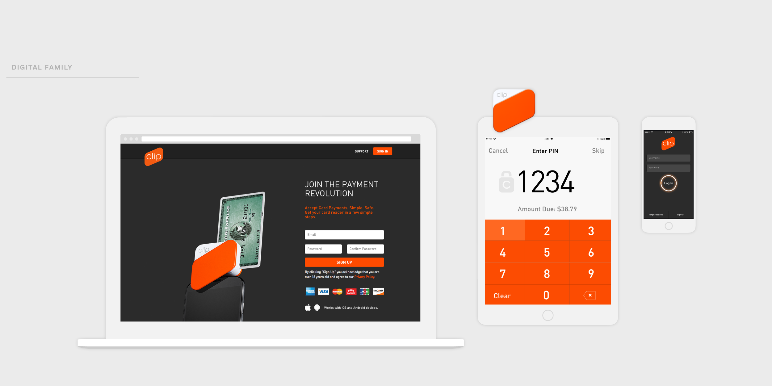 Clip digital family by Box Clever