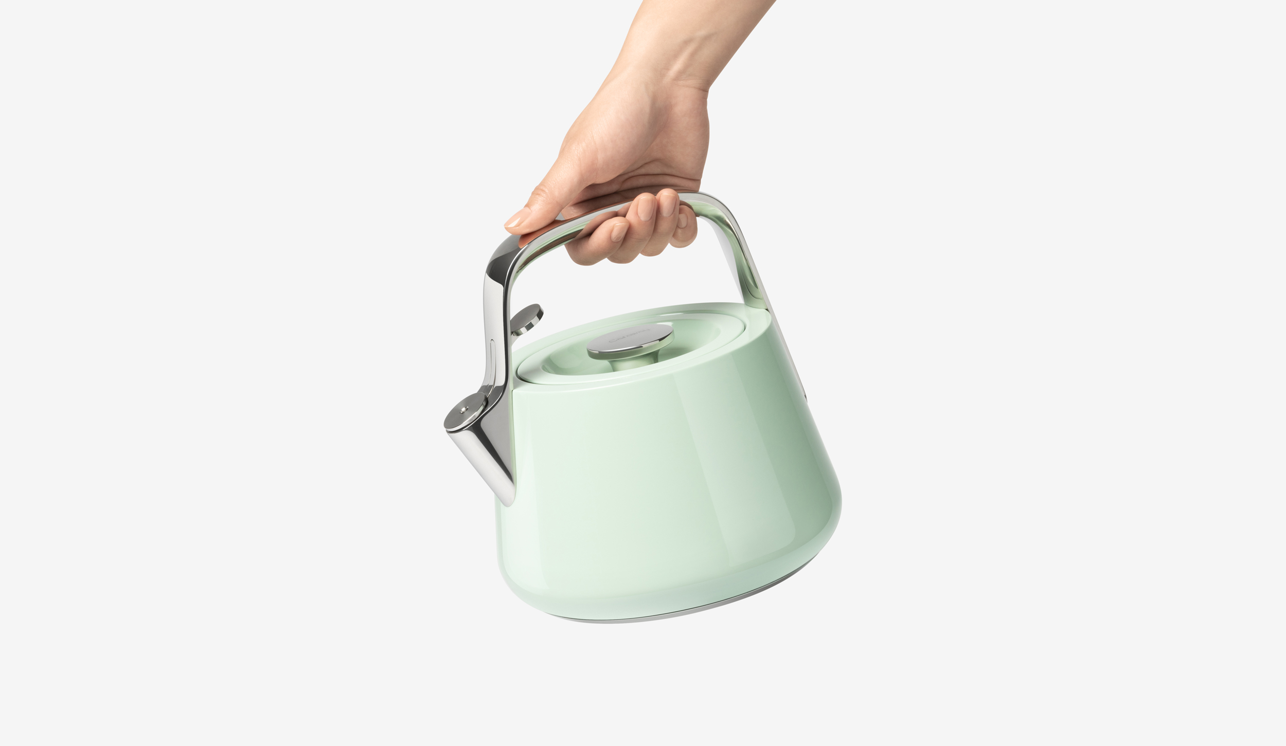 Caraway Kettle in hand