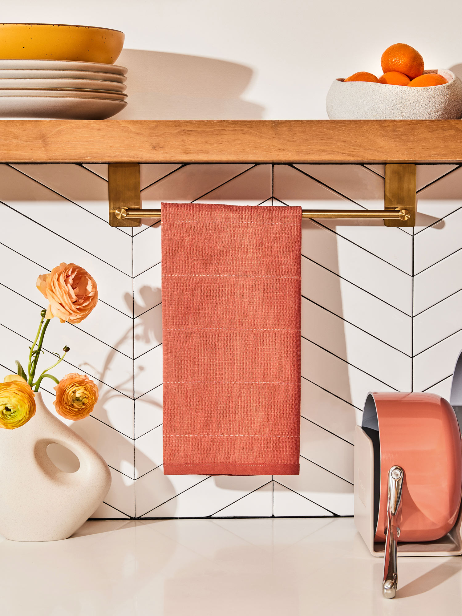 In context shot of Caraway Linens Tea Towel.