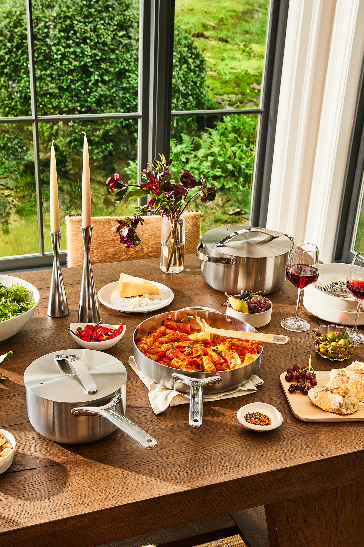 Caraway Stainless Cookware in context.