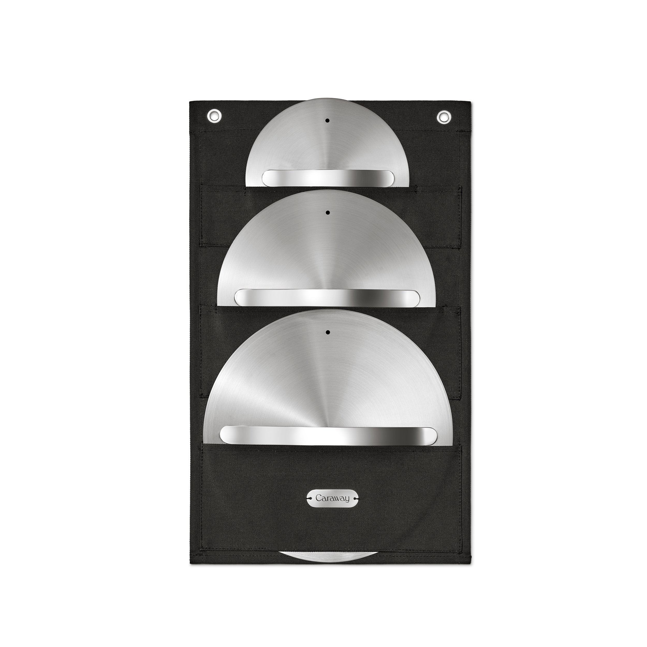 Caraway Stainless Cookware Lid Holder.