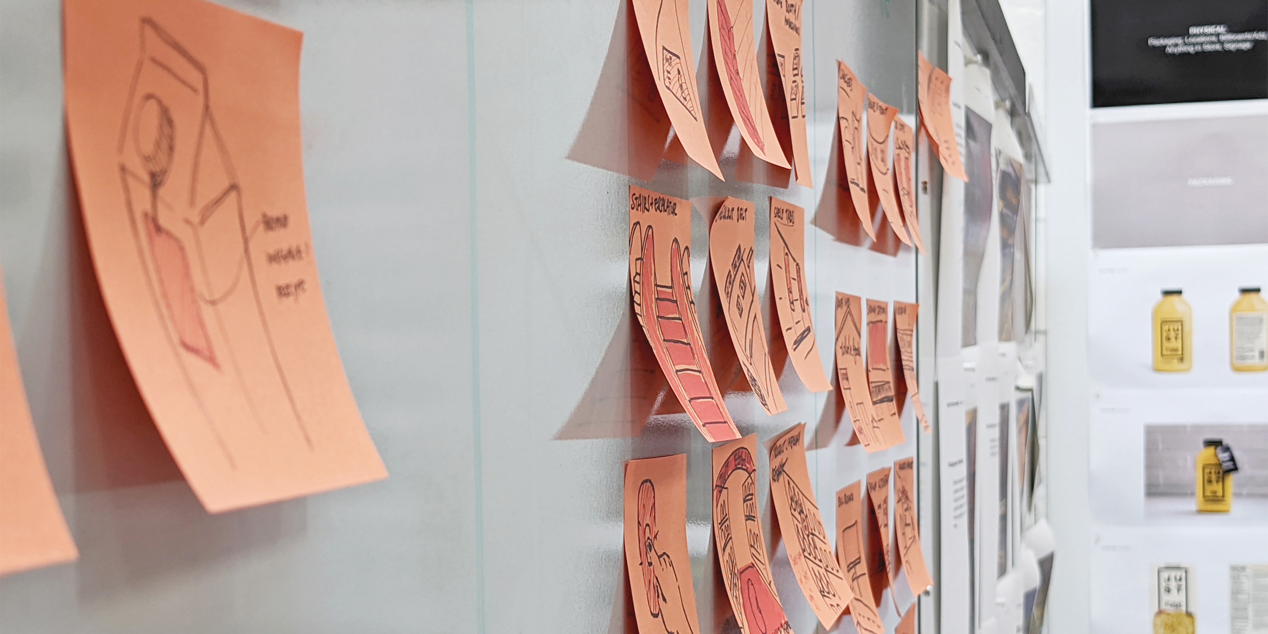 Just Egg research exploration sketchces.