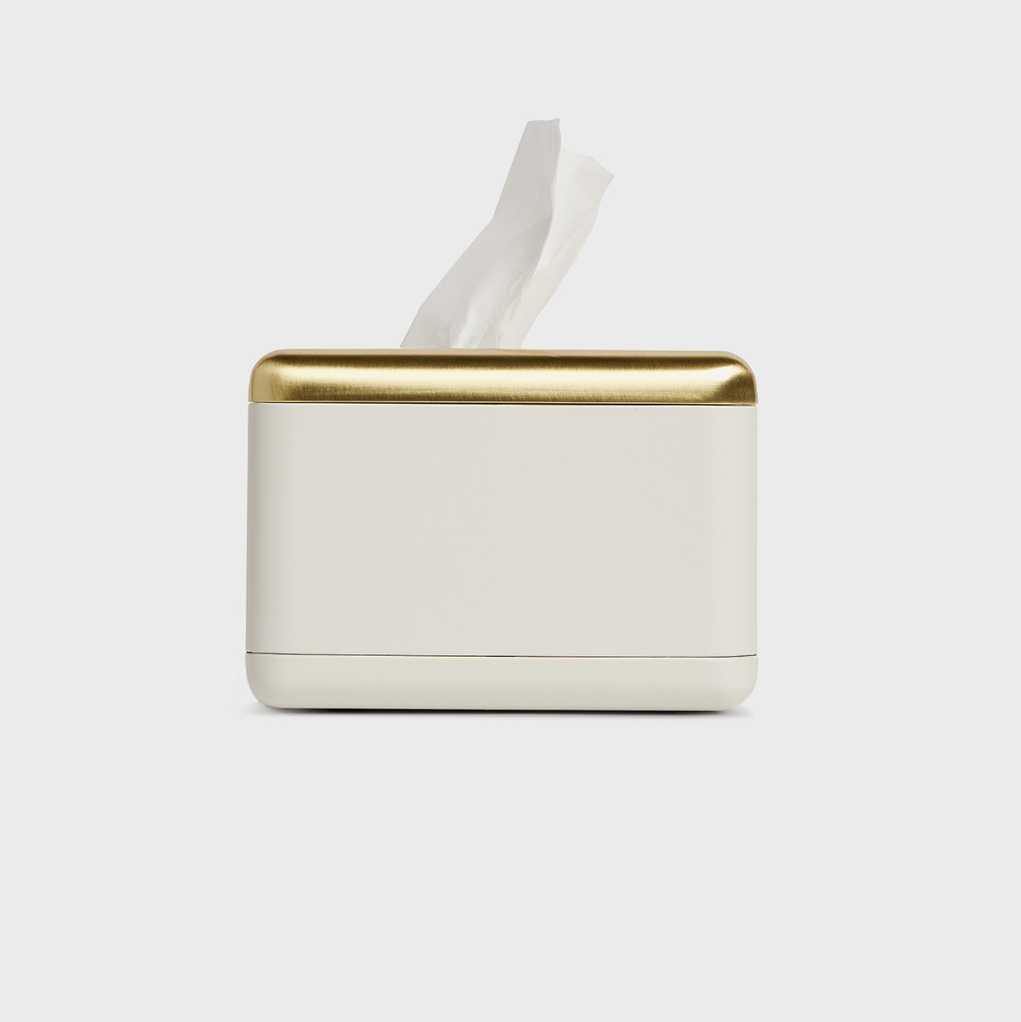 Fox Fold Facial Tissue Dispenser in light color.