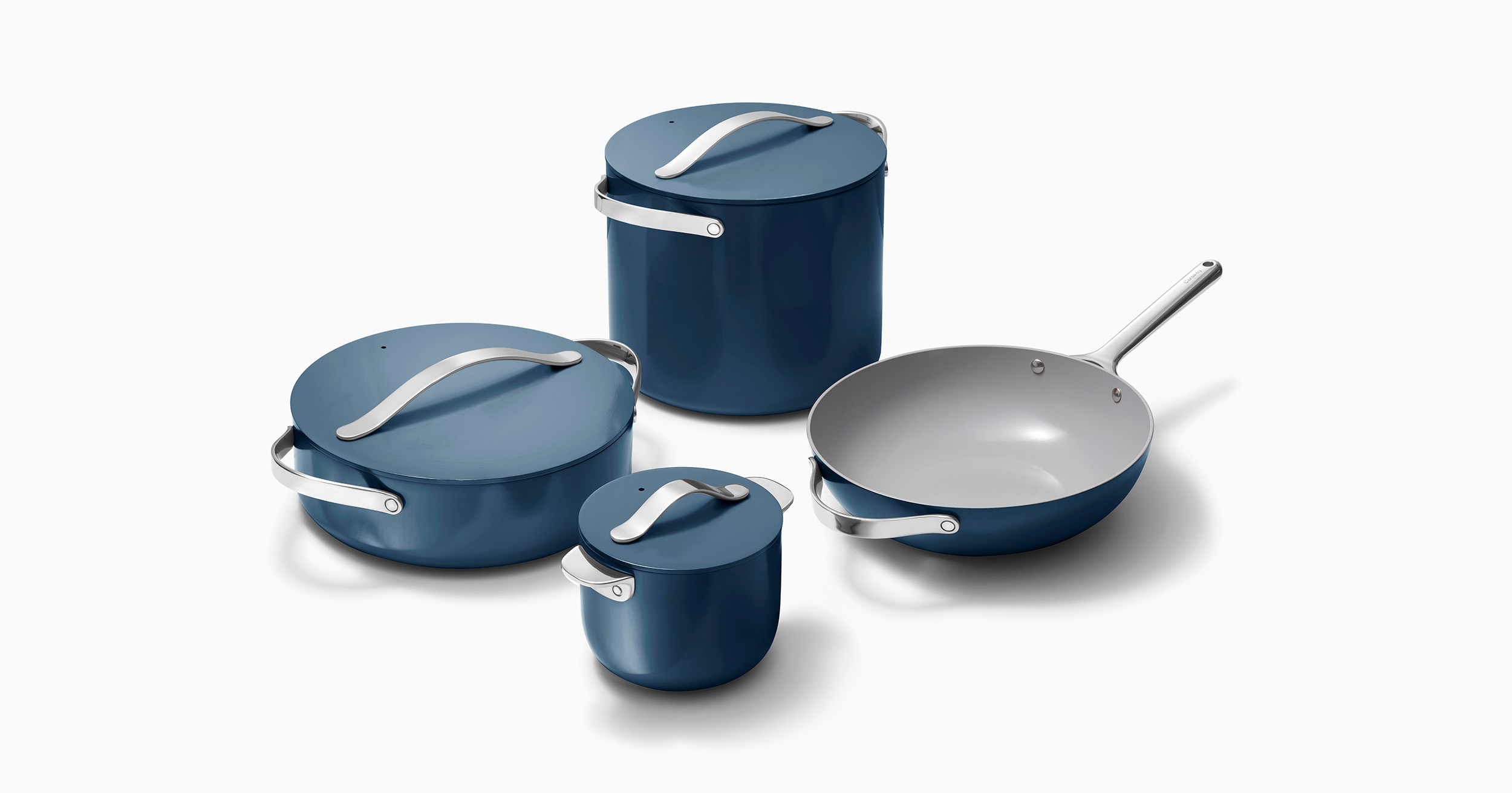 Caraway Cookware Plus Family.