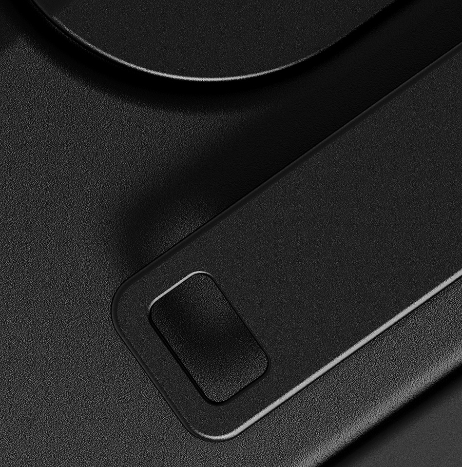 Top handle detail of Aer Carry-on.