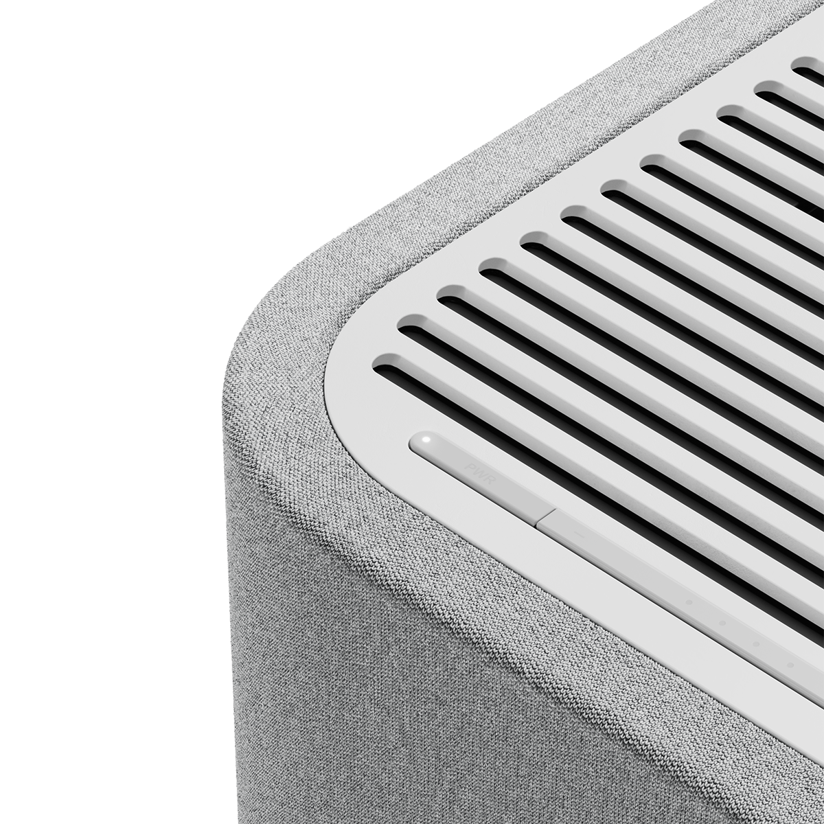 Detail shot of Delos WellCube top venting.