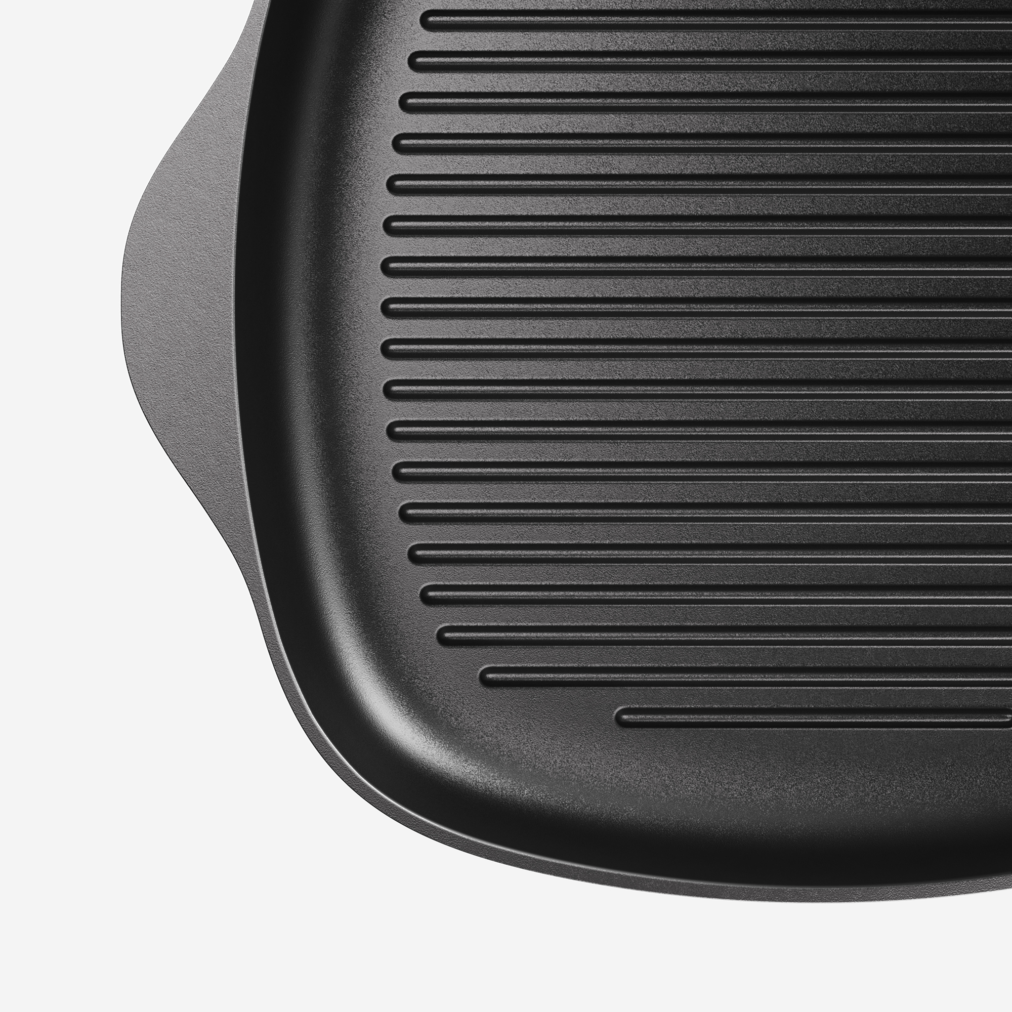 Support handle detail of Caraway Cast Iron Grill.