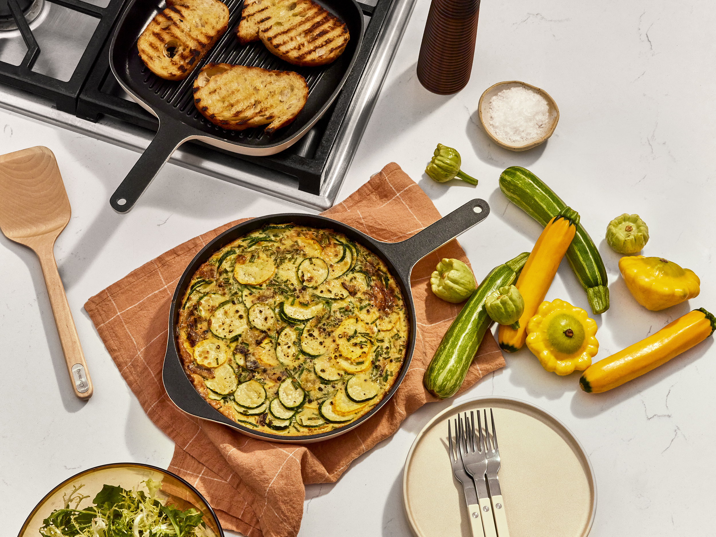 Caraway Cast Iron in use.