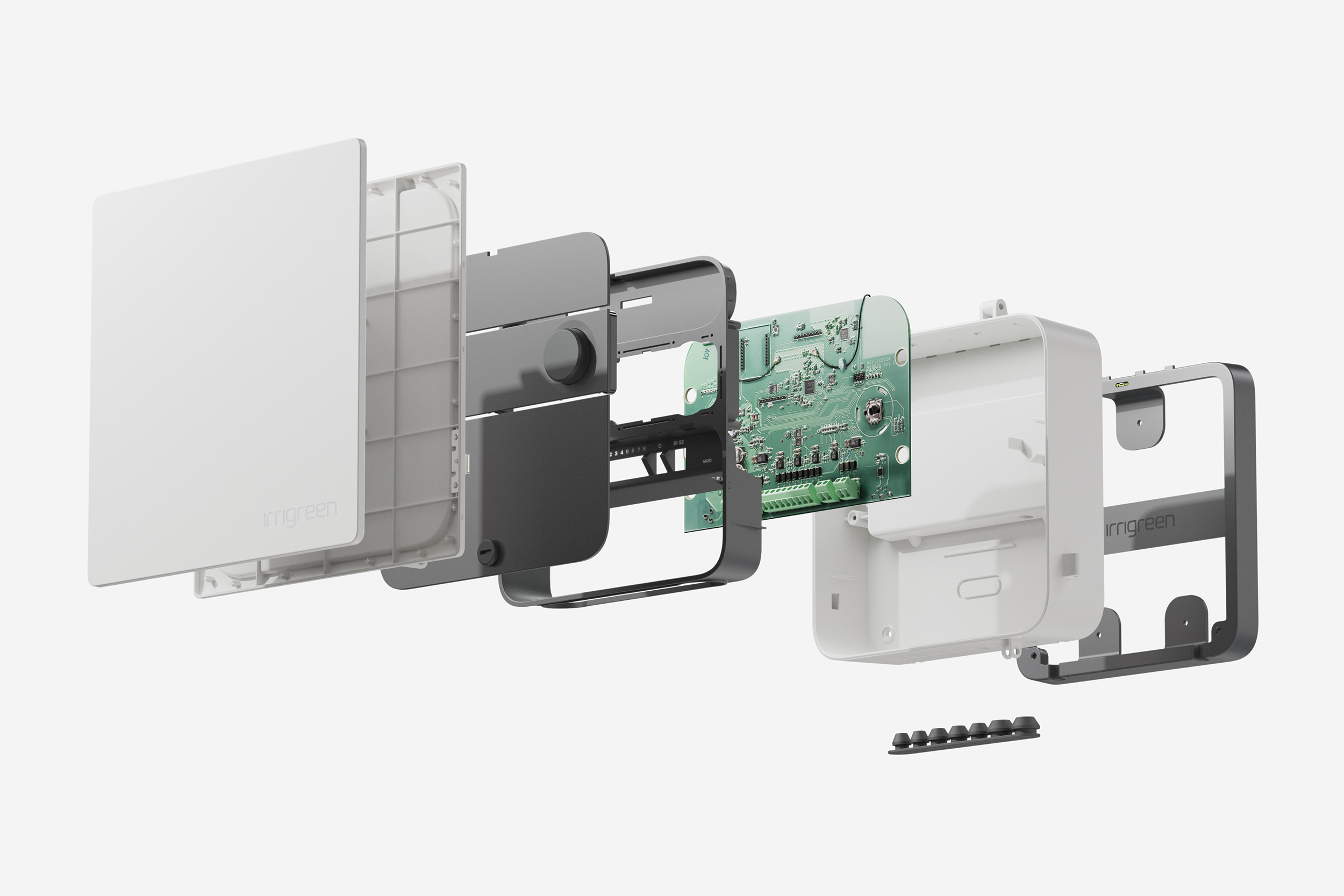 Exploded view of Irrigreen Controller 3.