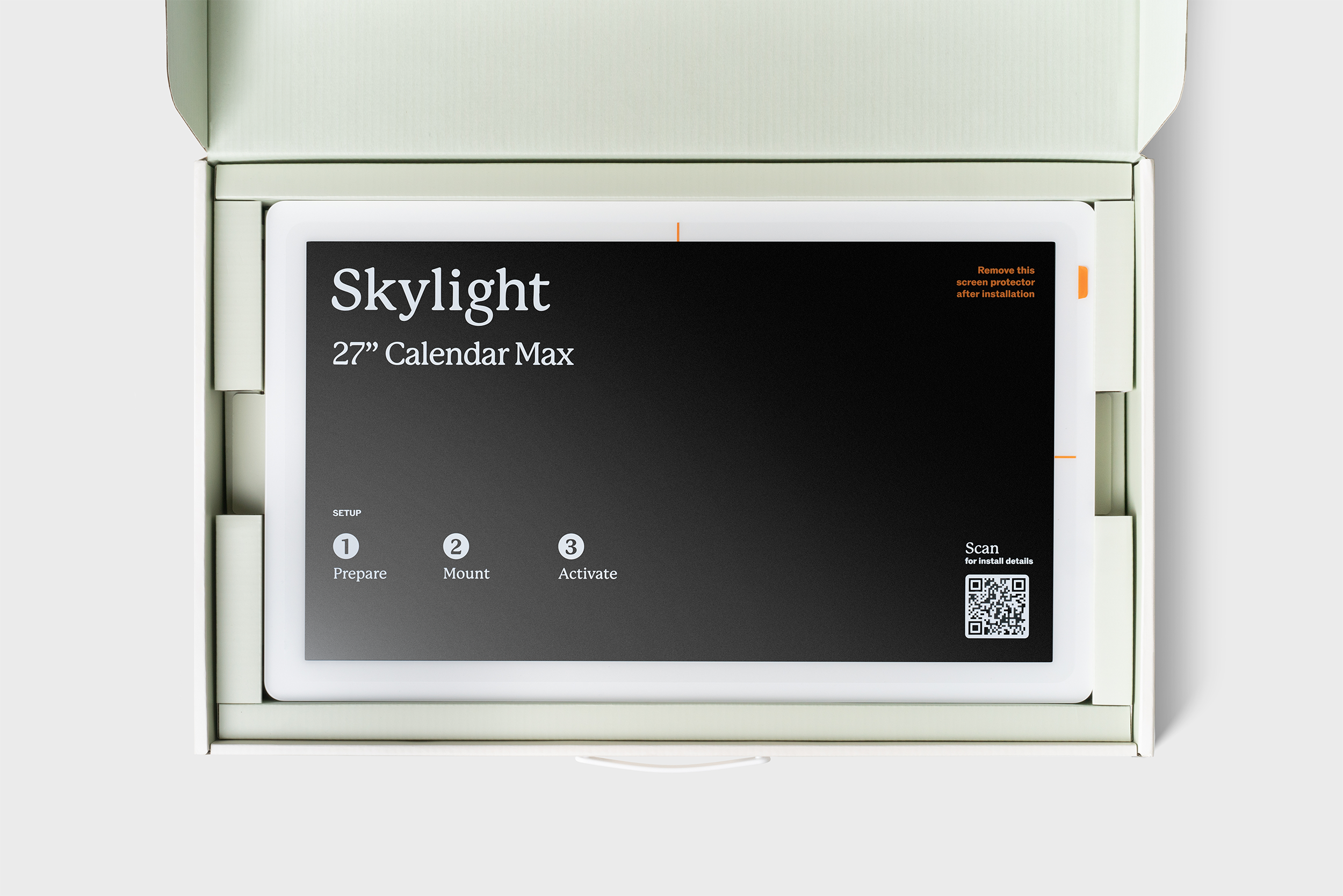 Skylight Cal Max packaging open.