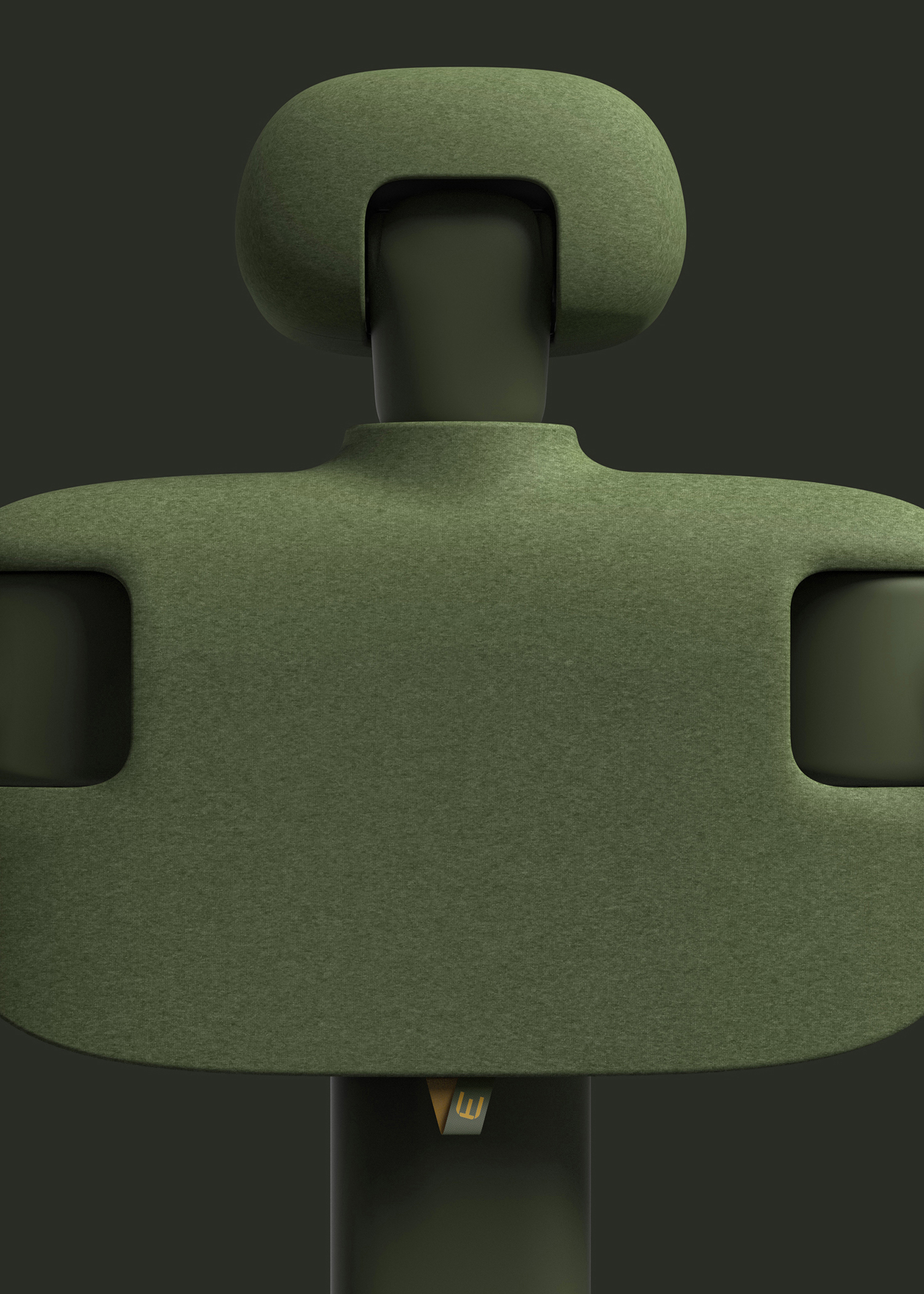 Weave logomark applied to robot.