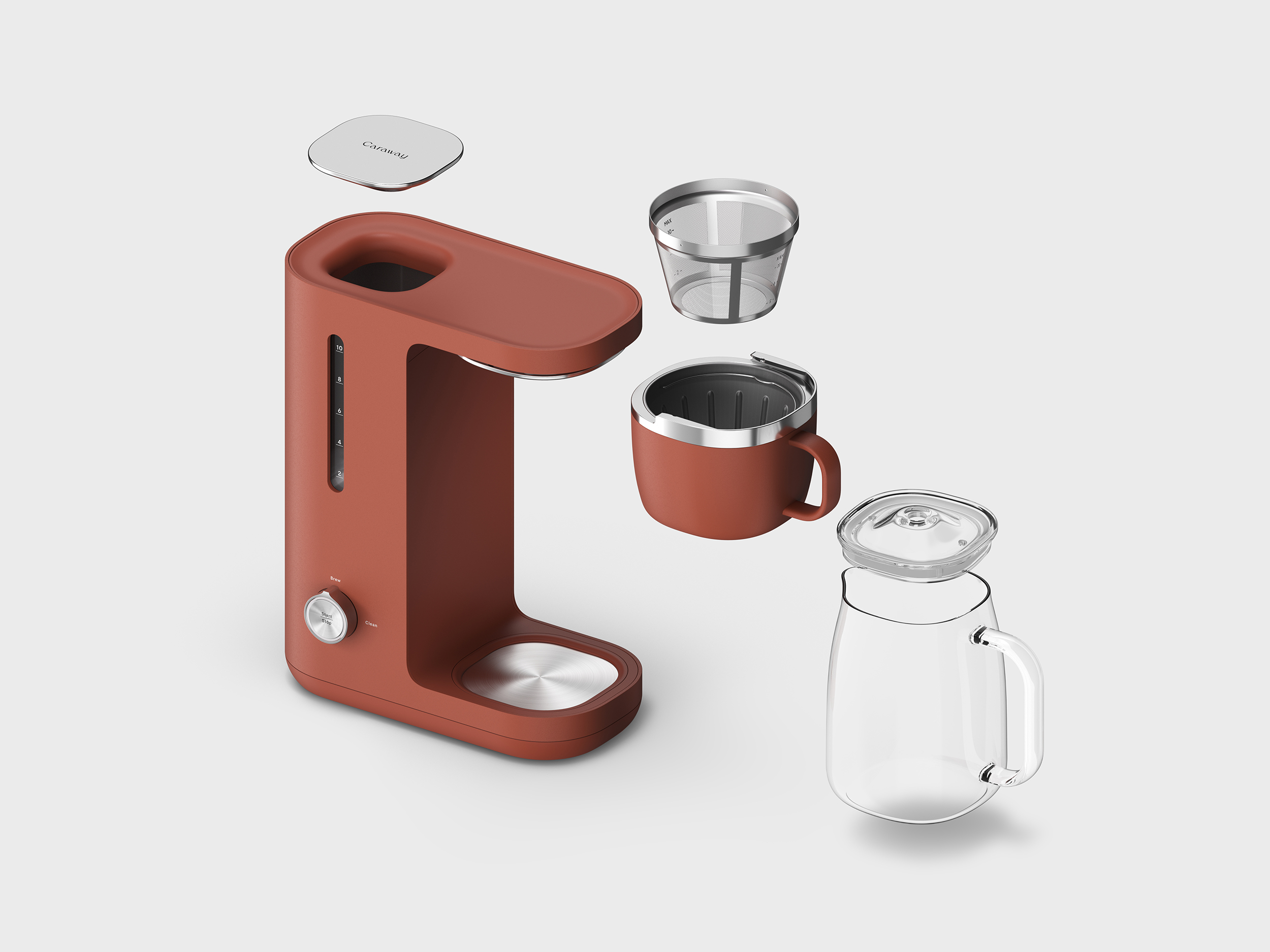 Caraway Coffee Maker parts.
