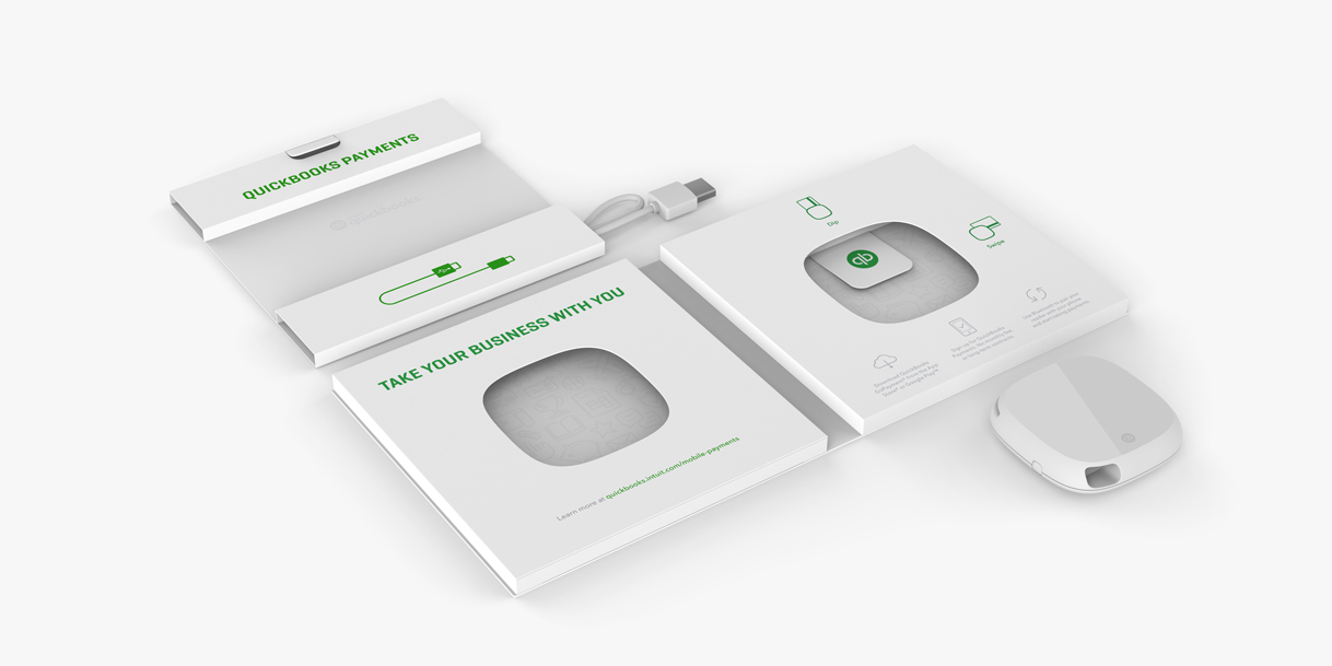 Intuit Mobile Payment Reader designed by Box Clever