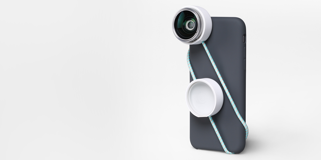 Photojojo Iris Phone Lenses designed by Box Clever
