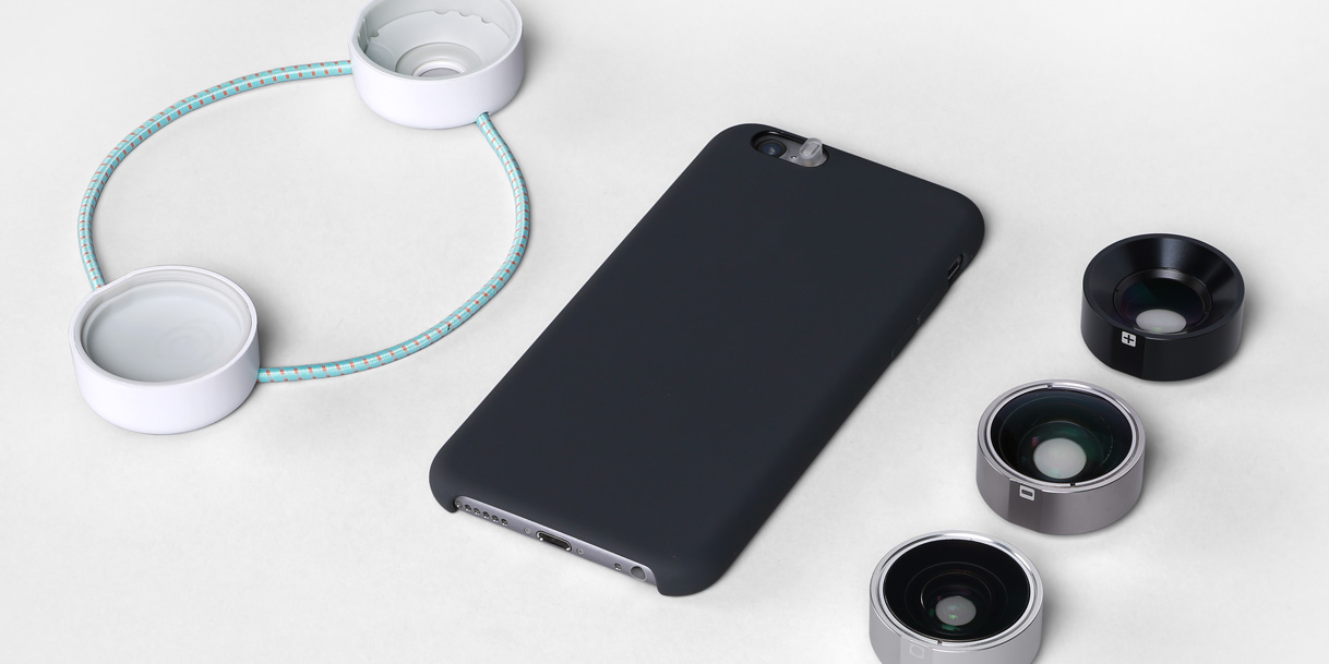 Photojojo Iris Phone Lenses designed by Box Clever