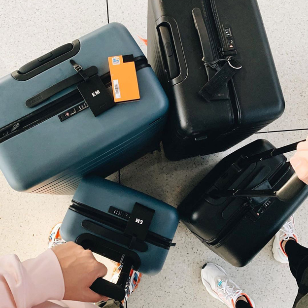 Away Luggage social media post