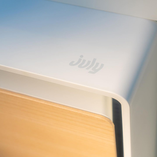 July Air Conditioner corner detail