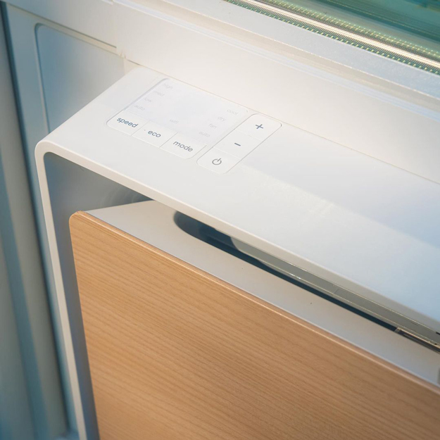 July Air Conditioner buttons detail