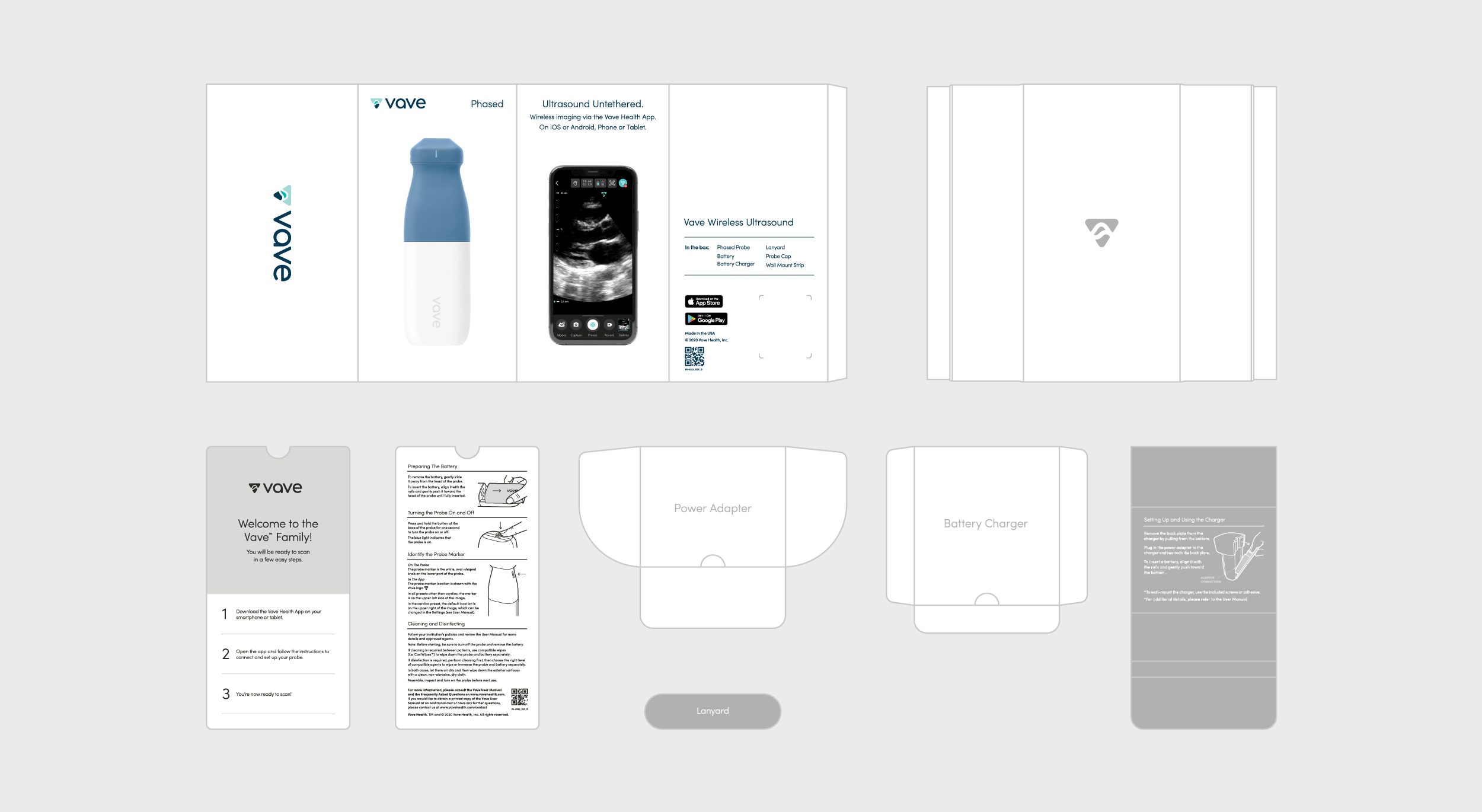 Vave Wireless Ultrasound Packaging