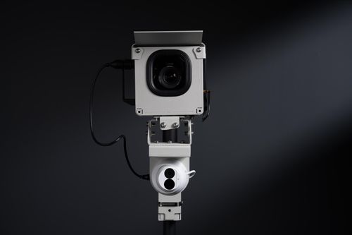 Professional construction time-lapse and livestream camera system with compact 20W solar panel power solution