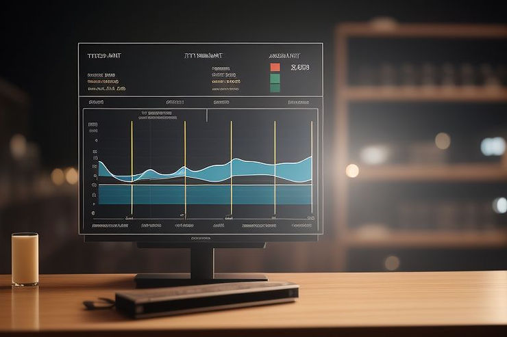 A screen showing return on investment