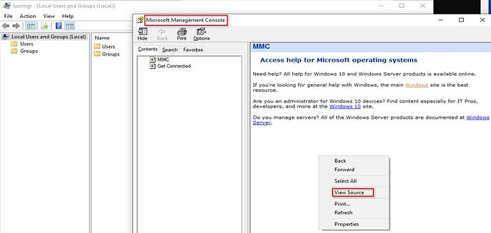 Microsoft Management Console (MMC)