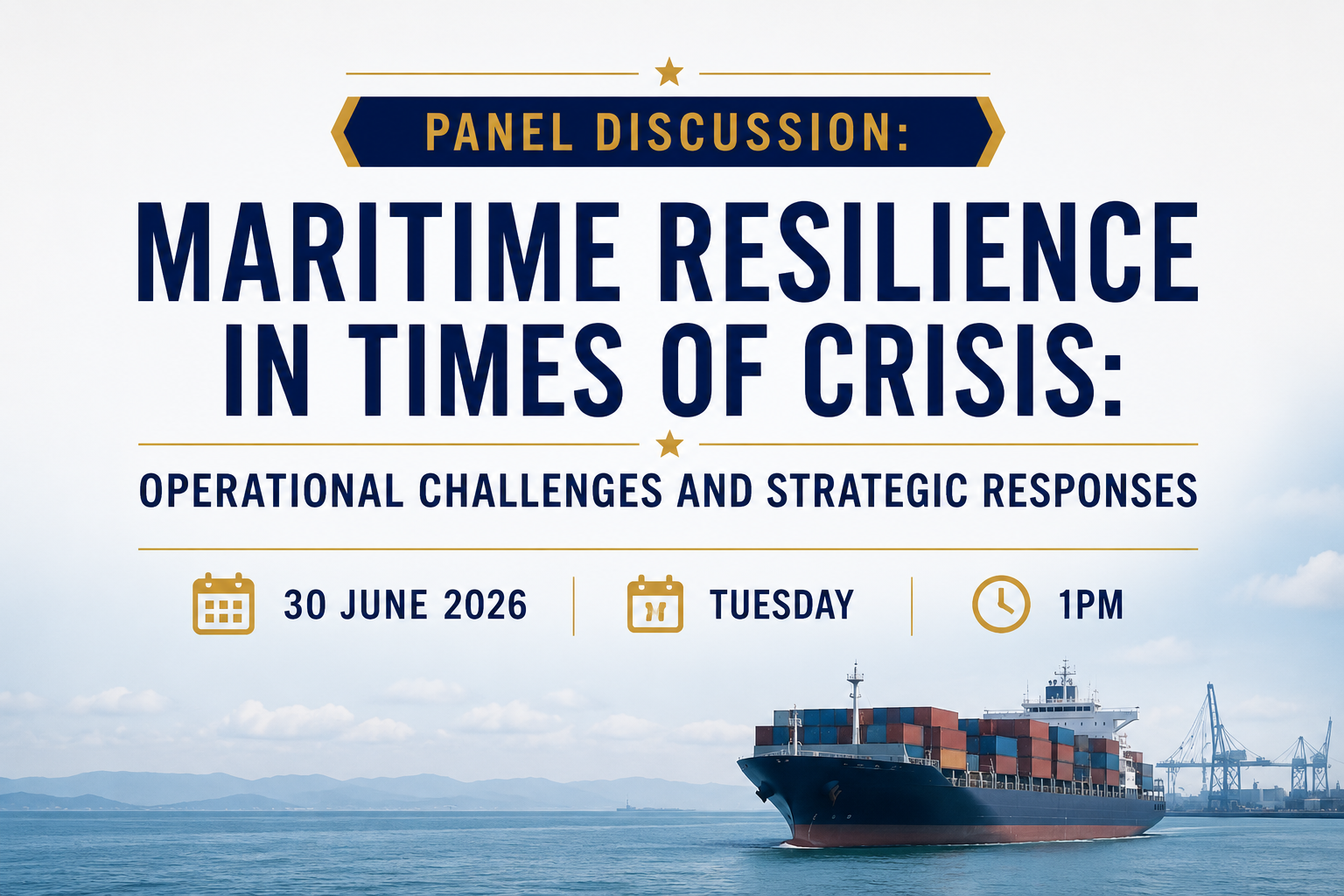 Maritime Resilience in Times of Crisis: Operational Challenges and Strategic Responses